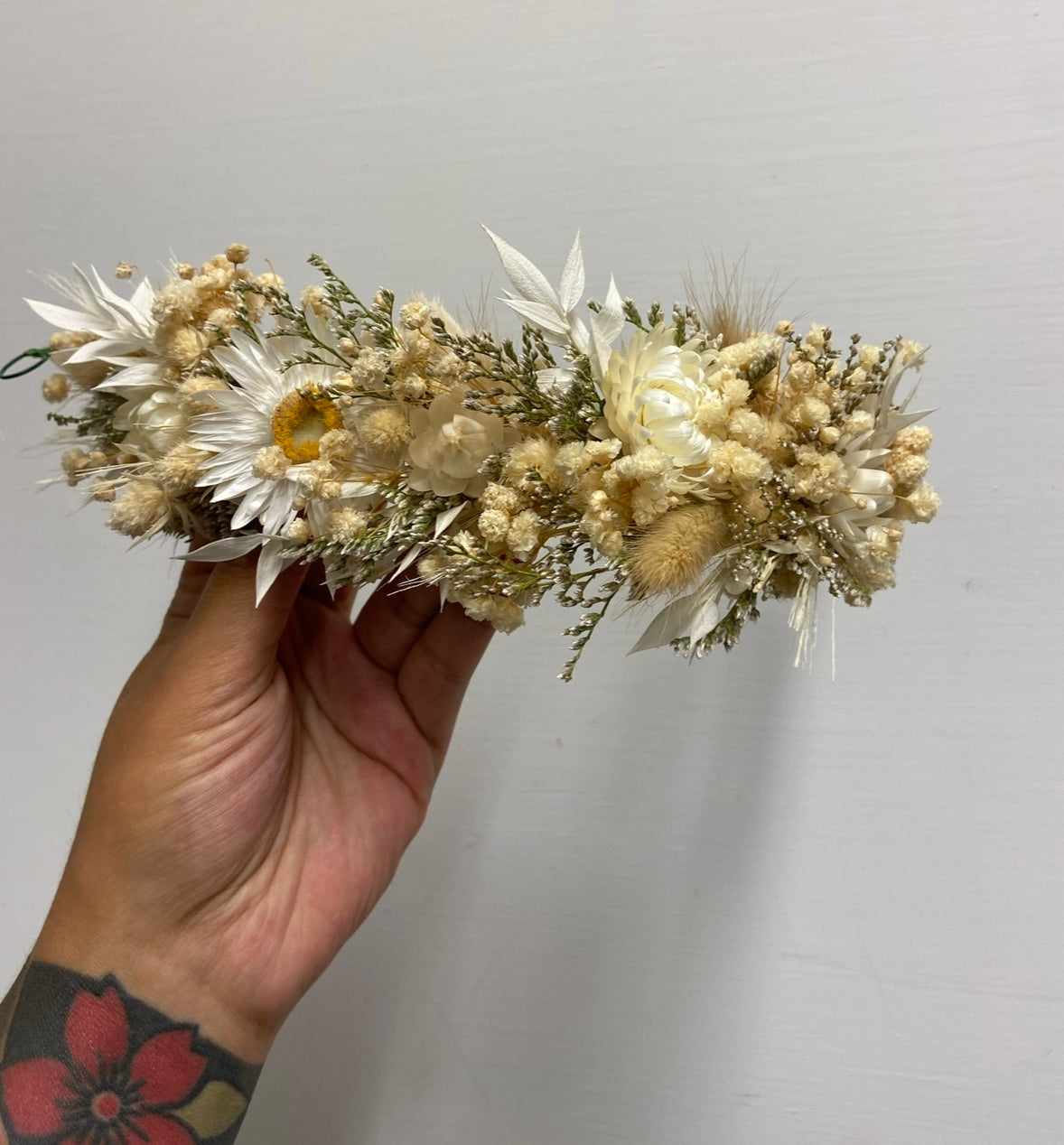 Preserved flower crown